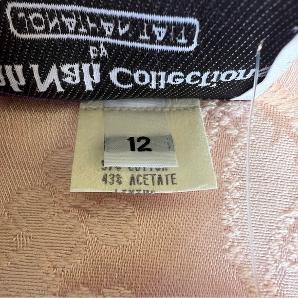 VTG NOS Nah Nah Collections Victorian Lolita Style Dressy Blazer Pink Pearl 12 - Picture 13 of 14